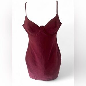 Windsor Rich Red Zip-Up Dress